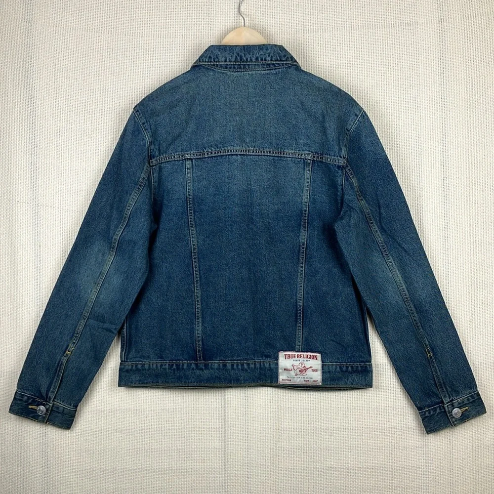 True Religion Jesse Trucker Jacket Denim Men's NWT